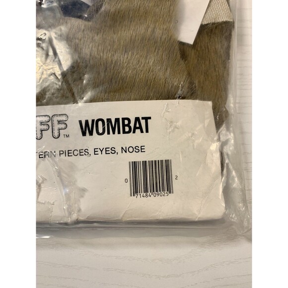 Vtg Talon American Sew 'N Stuff Wombat Sewing Kit Pre-Cut Pieces #9025 New - Picture 5 of 6